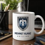 Hava Kuvvetleri Logo Baskılı Kişiye Özel İsimli Kupa
