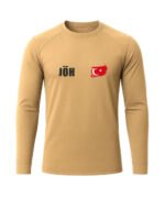 Microfiber Nano Uzun Kol Çift Yön Baskılı Tişört - Görsel 2