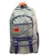 Kalın Bırandalı Askeri Körüklü Outdoor Sırt Çantası Haki (55+10) - Görsel 3