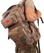 Jandarma Kamuflaj 45lt Lazer kesim outdoor Sırt Çantası - Görsel 2