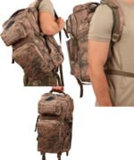 Jandarma Kamuflaj 45lt Lazer kesim outdoor Sırt Çantası - Görsel 3