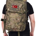 TSK Kamuflaj Taktikal Lazer Kesim Çanta 45 LT