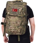 TSK Kamuflaj Taktikal Lazer Kesim Çanta 45 LT