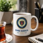 Deniz Kuvvetleri Logolu Seramik Kupa