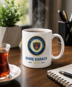 Deniz Kuvvetleri Logolu Seramik Kupa