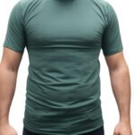 Microfiber Haki Yeşil Askeri Tişört