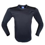 Microfiber Uzun Kol Siyah Tişört