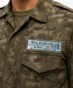 Nakışlı Askeri Bakım Yaka İsimliği