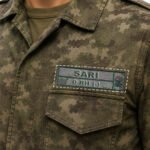 Nakışlı Hava Savunma Yaka İsimliği Cırtlı