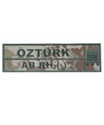 TSK Nakışlı İstihkam Cırtlı Yaka İsimliği - Görsel 2