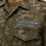 Nakışlı TSK Kara Havacı Cırtlı Yaka İsimliği
