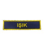 Jandarma Asayiş Nakışlı Lacivert Yaka İsimliği