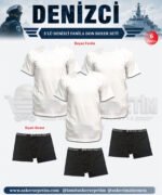3’lü Denizci Fanila Boxer Temel Seti