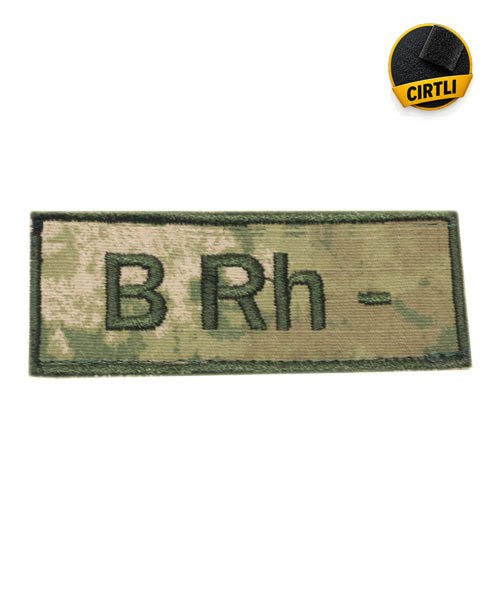 AS-DZ-RTB-06 Denizci Nakışlı B Rh- Kan Grubu Arması - Görsel 1