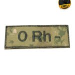 Askeri Cırtlı Kan Grubu Arması (10x4 cm)