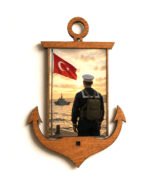 Ahşap Kişiye Özel Resim Baskılı Çapa