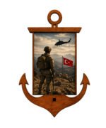 Ahşap Kişiye Özel Resim Baskılı Çapa - Görsel 2
