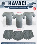3'lü Temel Havacı Don Boxer Fanila Seti
