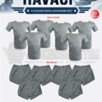 6'lı Temel Havacı Don Boxer Fanila Seti