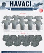 10'lu Havacı Don Boxer Fanila Seti