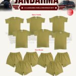 6'lı Jandarma Temel Fanila Don Boxer Seti